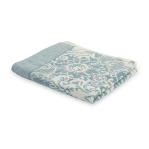 Jacquard Bath Towel Light Blue and White 70 x 140cm Jacquard Bath Towel Light Blue and White 70 x 140cm